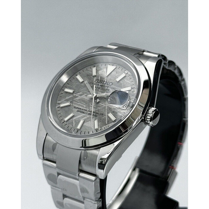 Custom Seiko Mod • Meteorite Premium DateJust • 39mm